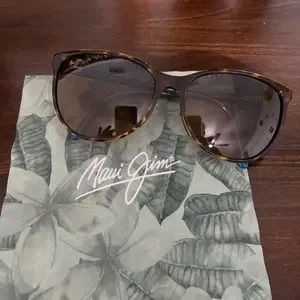 LIMITED SALE Maui Jim polarized cat eye women “ocean” sunglasses Maui Jim Ocean PolarizedPlus2® Cat Eye 57mm Sunglasses  main image 2